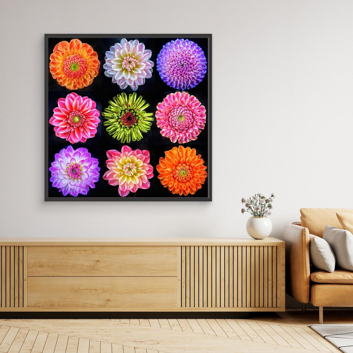 Dahlias & Zinnia