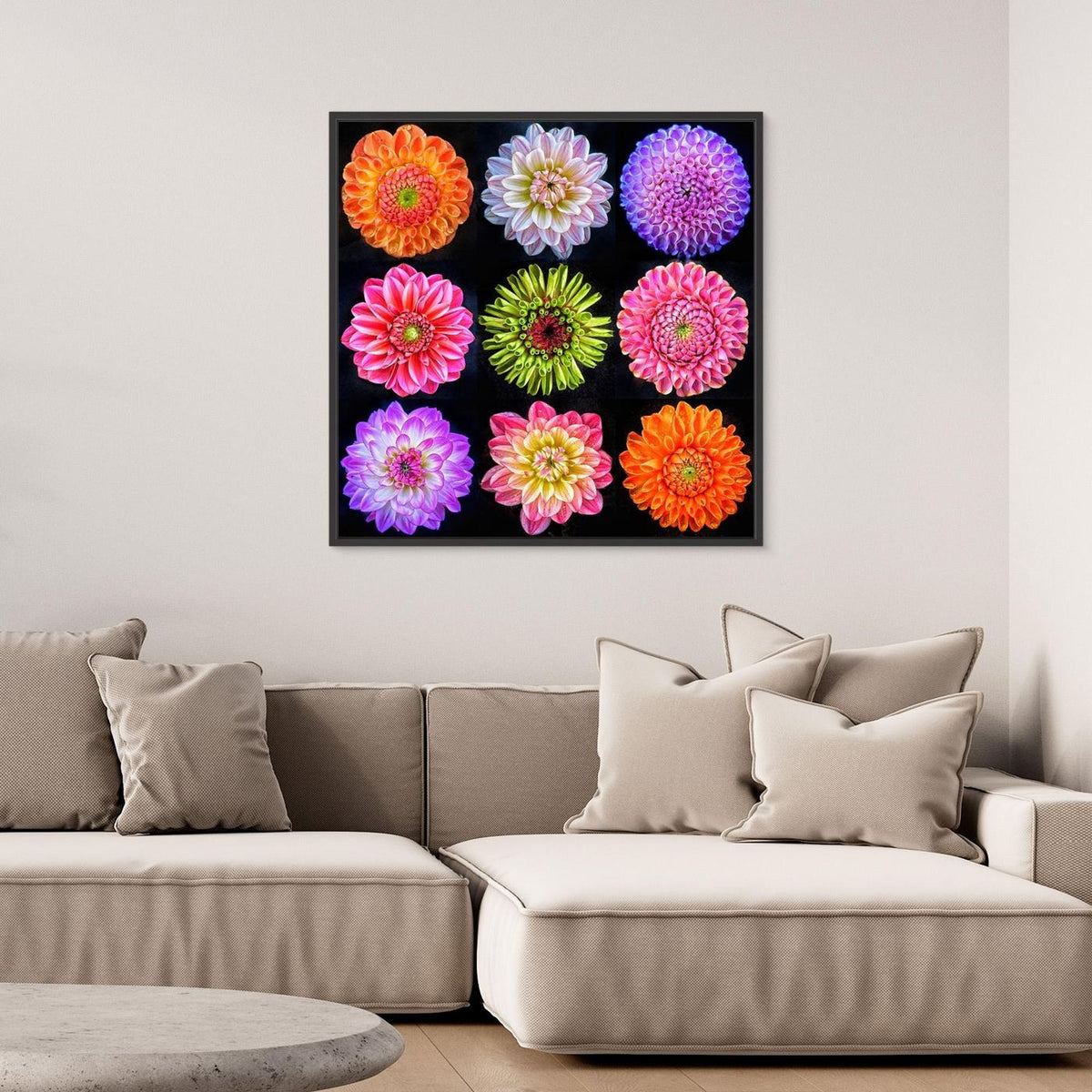 Dahlias & Zinnia