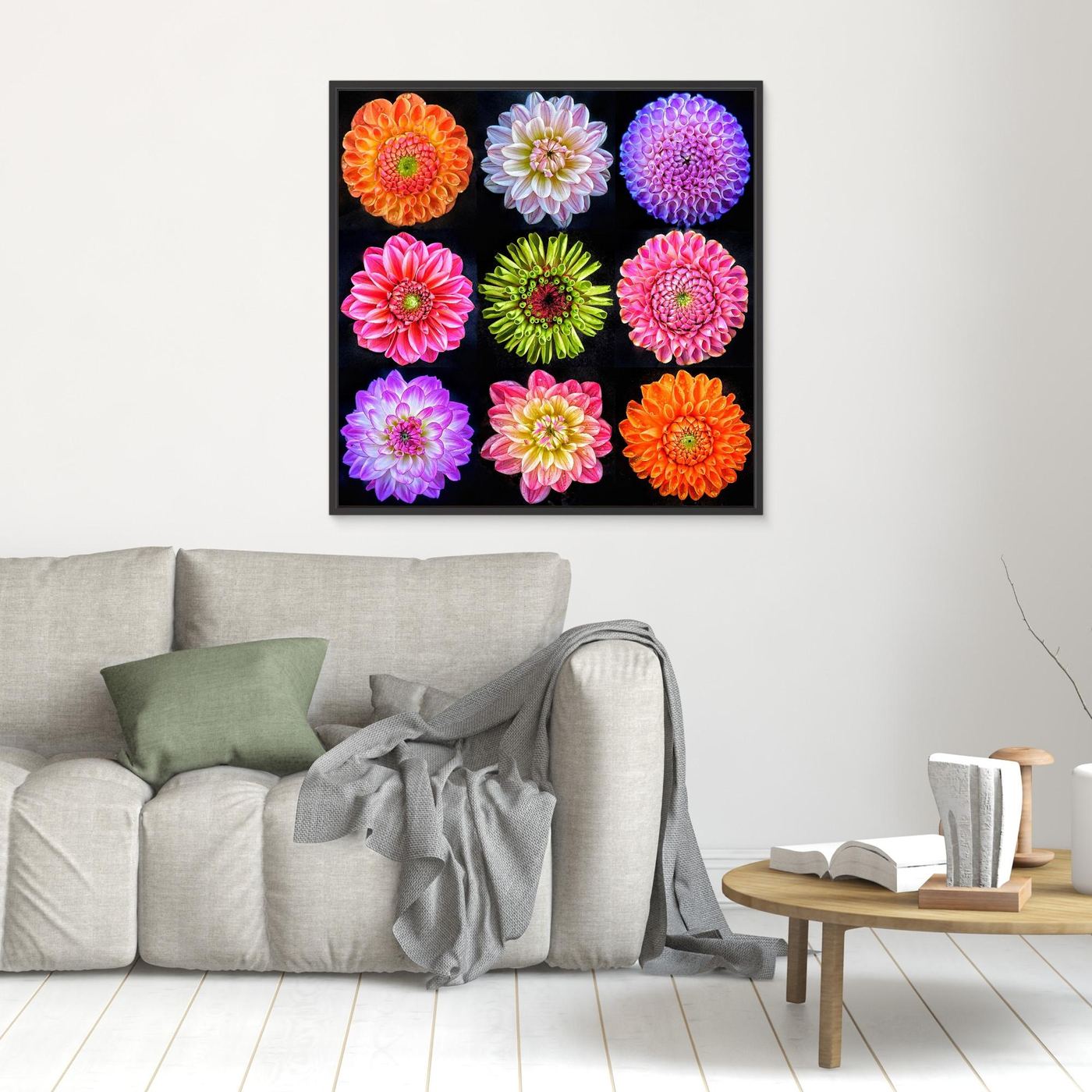 Dahlias & Zinnia